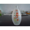 480ml frosted glass oval bulb Chinese style alcohol bottle for wholesale
